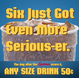 Coupon STL: Cardinals Score 10 - $0.50 Drinks On the Run Mobile
