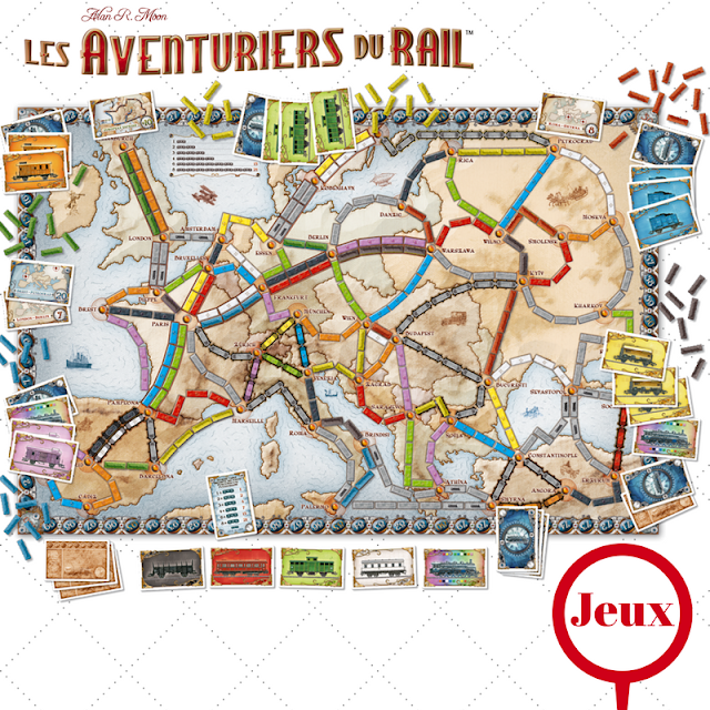 Les Aventuriers du Rail : France / Old West - Extension - Jeux de société -  Days of Wonder