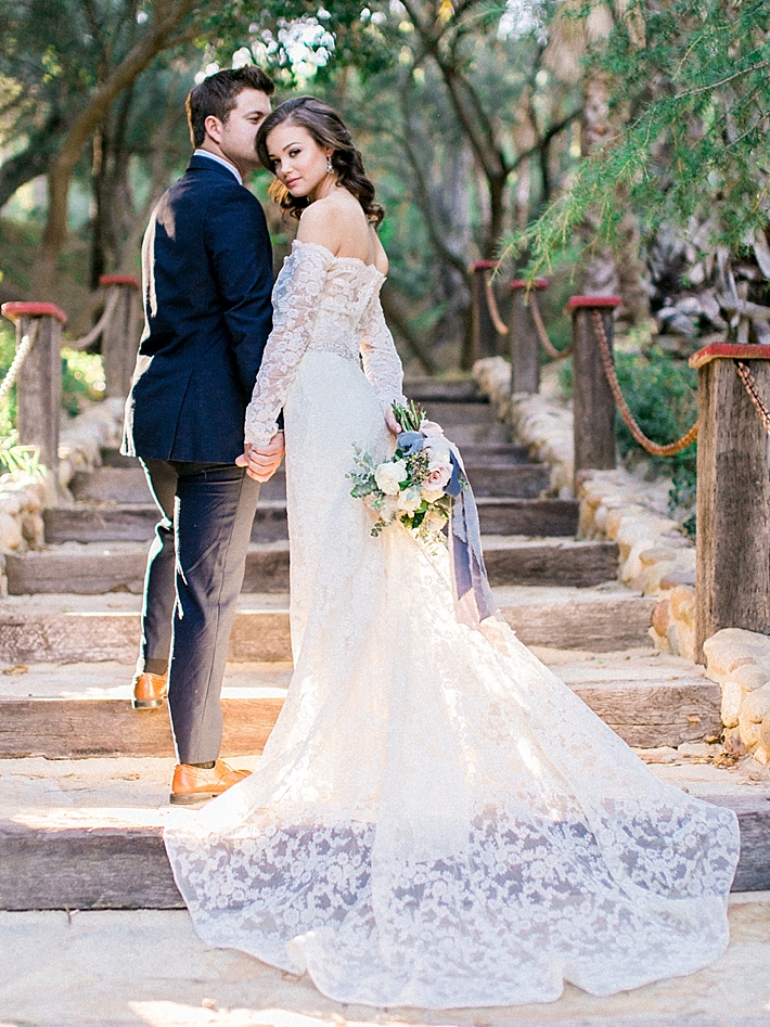 Classic and elegant bride and groom portraits | Photo by Dennis Roy Coronel | See more on thesocalbride.com