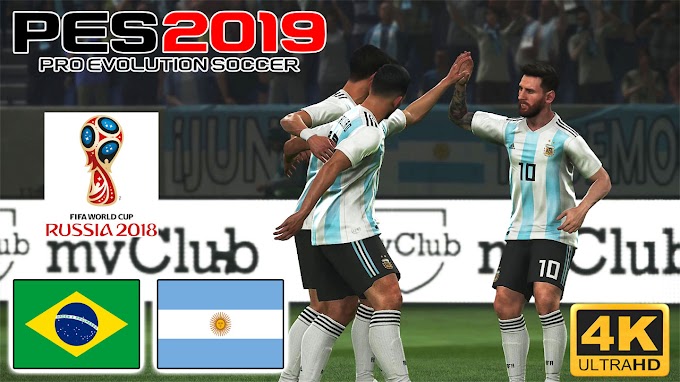 PES 2019 | Brazil vs Argentina | FiFa World Cup | PC GamePlaySSS