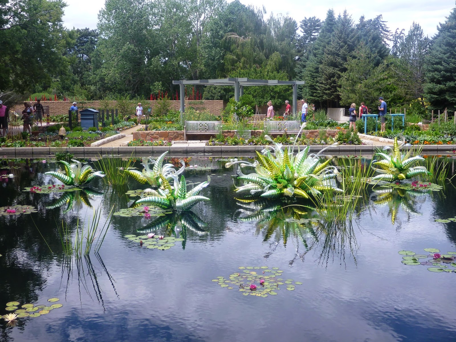 Artistic Journeys Chihuly Exhibit at the Denver Botanic Gardens