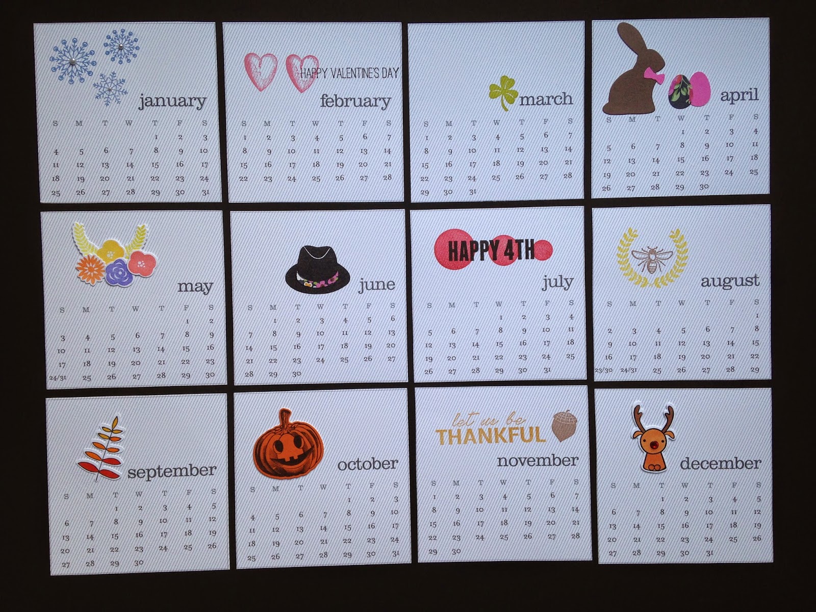 Let's Make A Card! Amuse Studio Calendar!