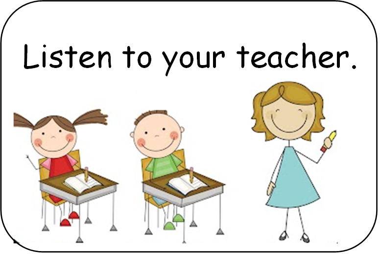 Go home says the teacher. Rules иллюстрация. Listen to the teacher. Must картинки для детей. Учитель английского рисунок.