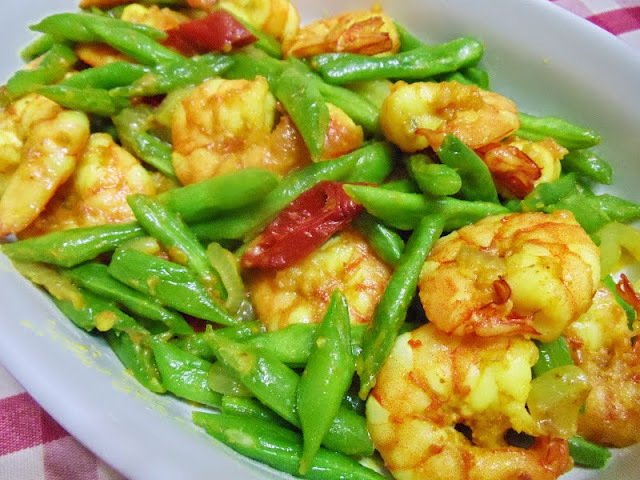 Resep Membuat Udang Santan Tumis Buncis Lezat