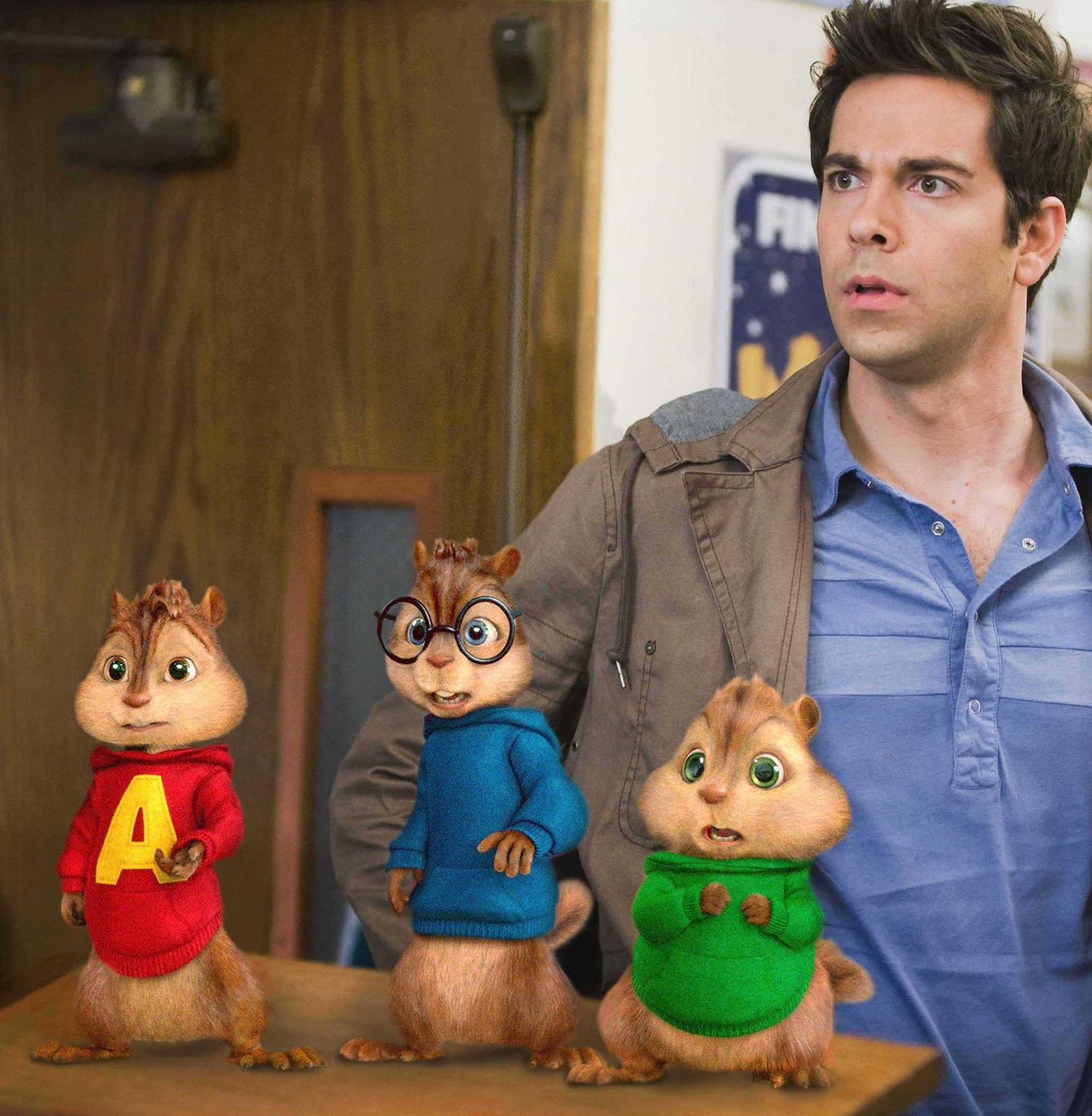 Acteur Alvin Et Les Chipmunks 2 Toby Seville - Alvin the Chipmunks 2 ~ Zachary Levi Star