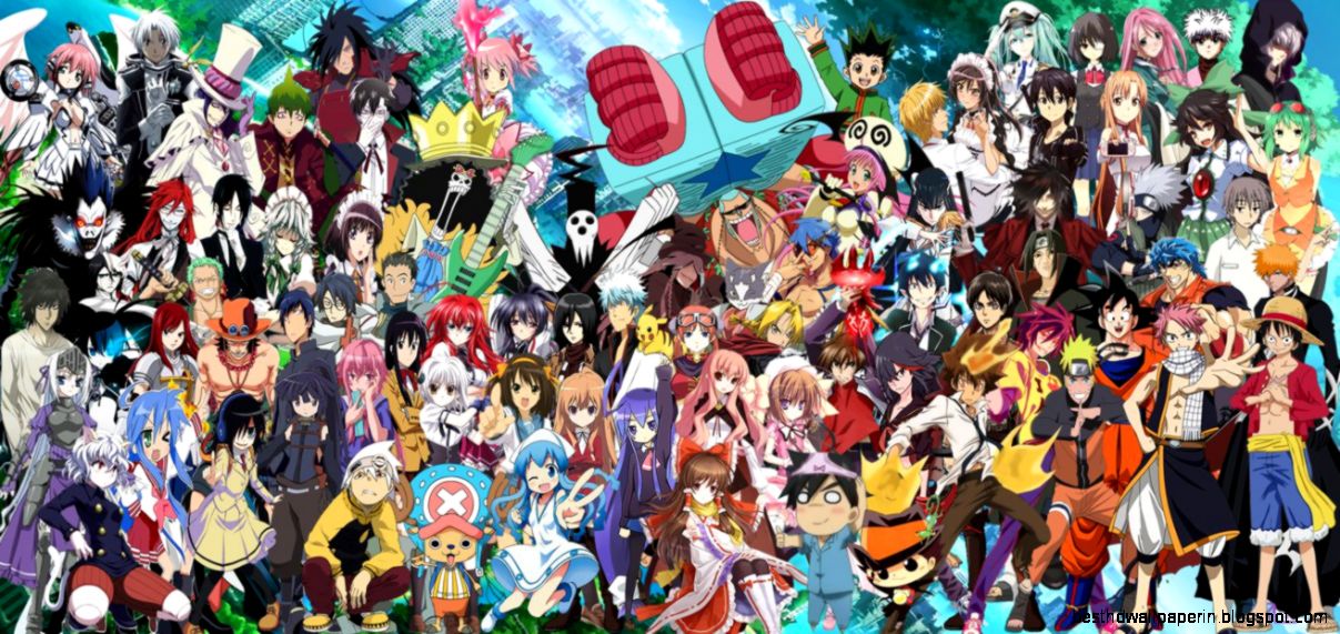 Multi Anime Character Mega Wallpaper by DanrusMirage on DeviantArt