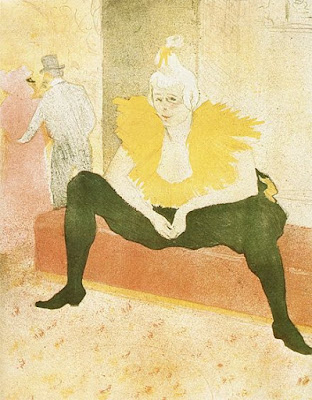 l'Histoire de l'Art : Clown-----Henri de Toulouse-Lautrec