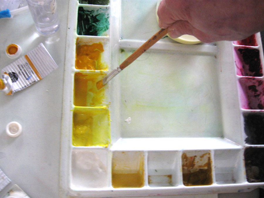 *SANDY SANDY ART* Watercolor Palette Cleaning Tips