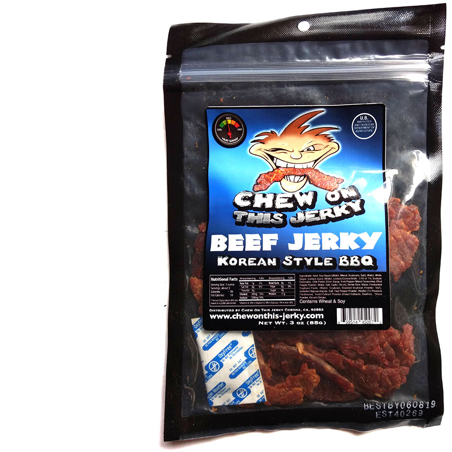 Chew On This Jerky Korean Style BBQ Beef Jerky Reviews