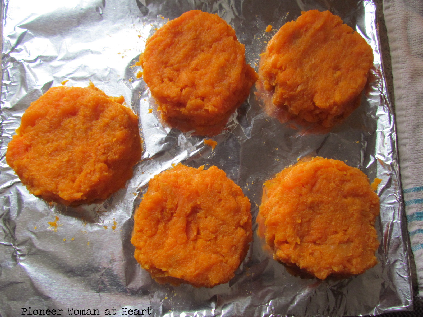 Pioneer Woman at Heart Freezing Mashed Sweet Potatoes