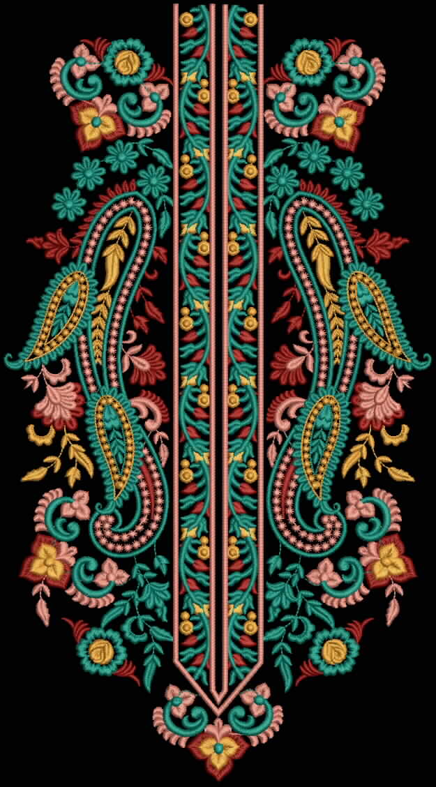 Free EMB Embroidery designs: Neck Design