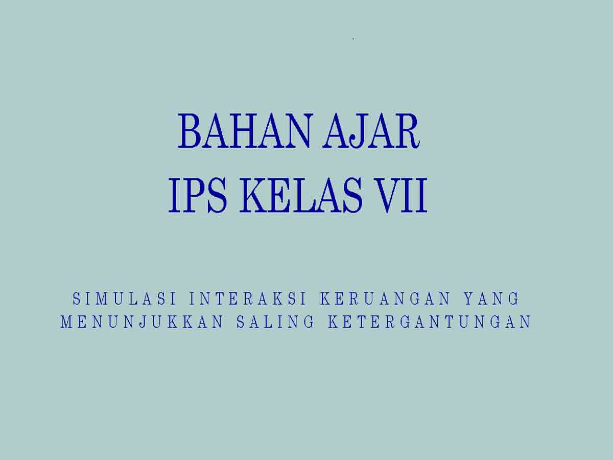 Simulasi Interaksi Antarruang yang Menunjukkan Saling Ketergantungan