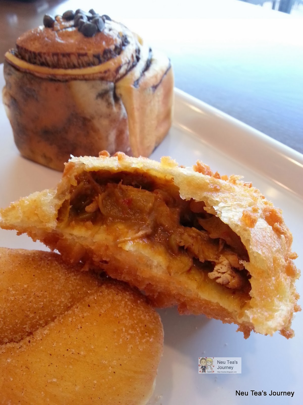 Neu Tea's Journey Part of the selection at Pan Kobo Cafe