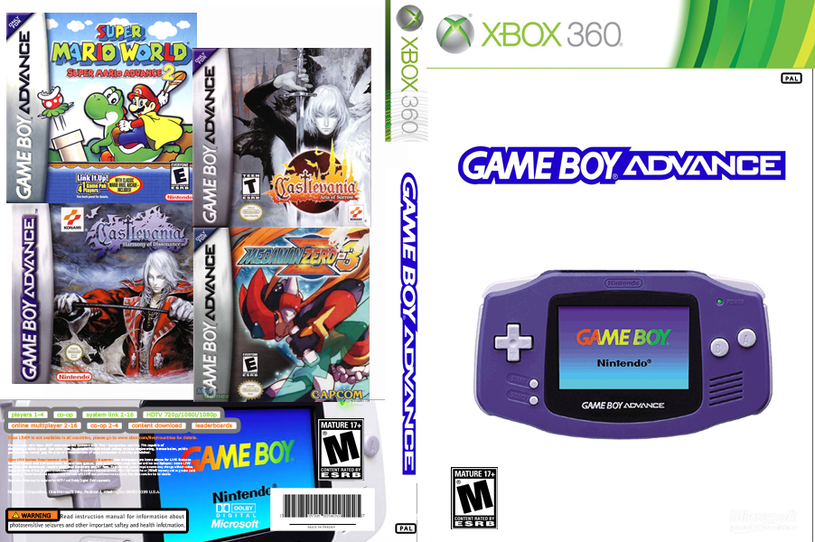 Эмулятор хбокс 360. Эмулятор Xbox 360. Game boy Advance сбоку. Эмулятор game boy Advance Color.