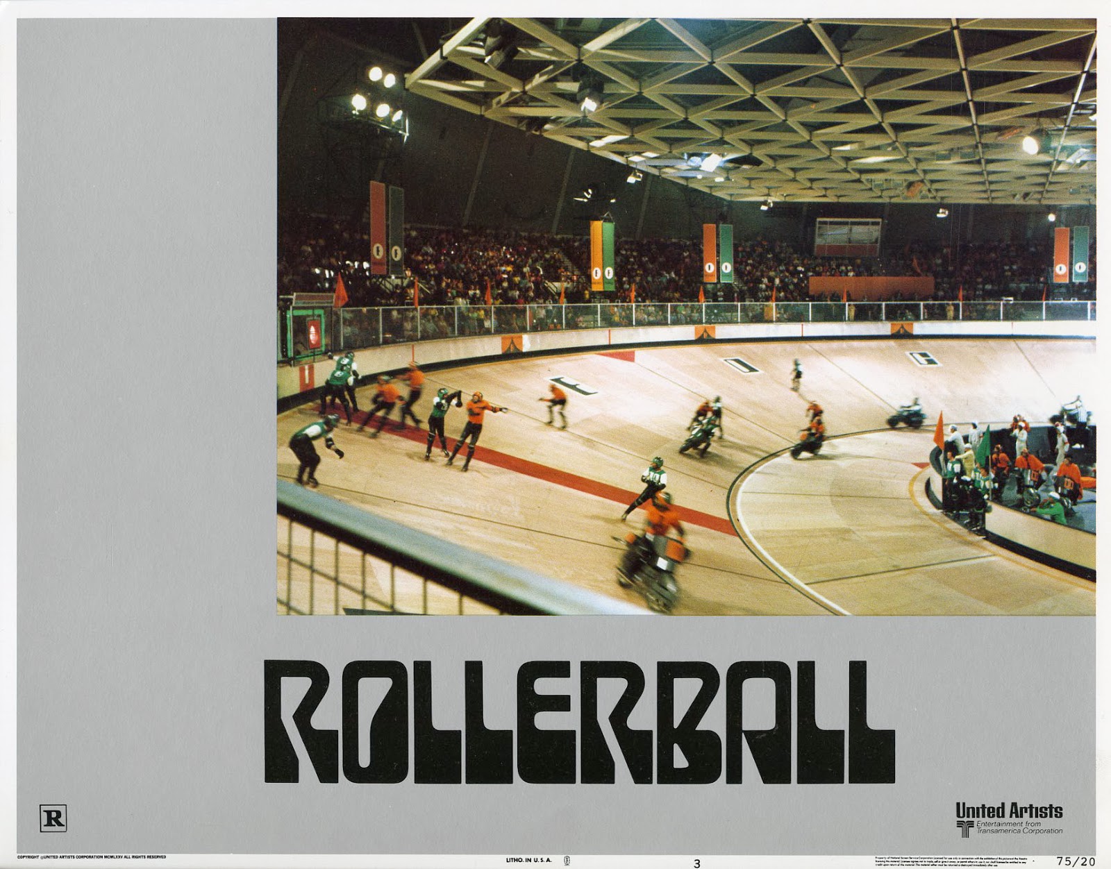 BLACK HOLE REVIEWS ROLLERBALL (1975) televised deadly future sport