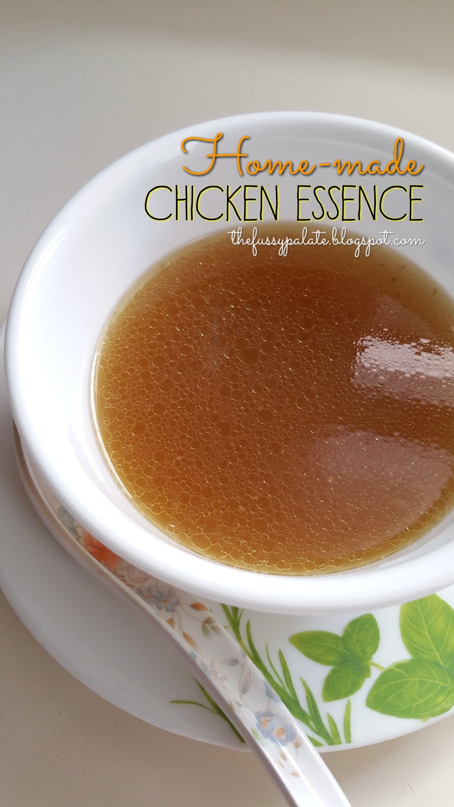The Fussy Palate Homemade Chicken Essence