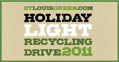 St.Louise Green Christmas light recycling