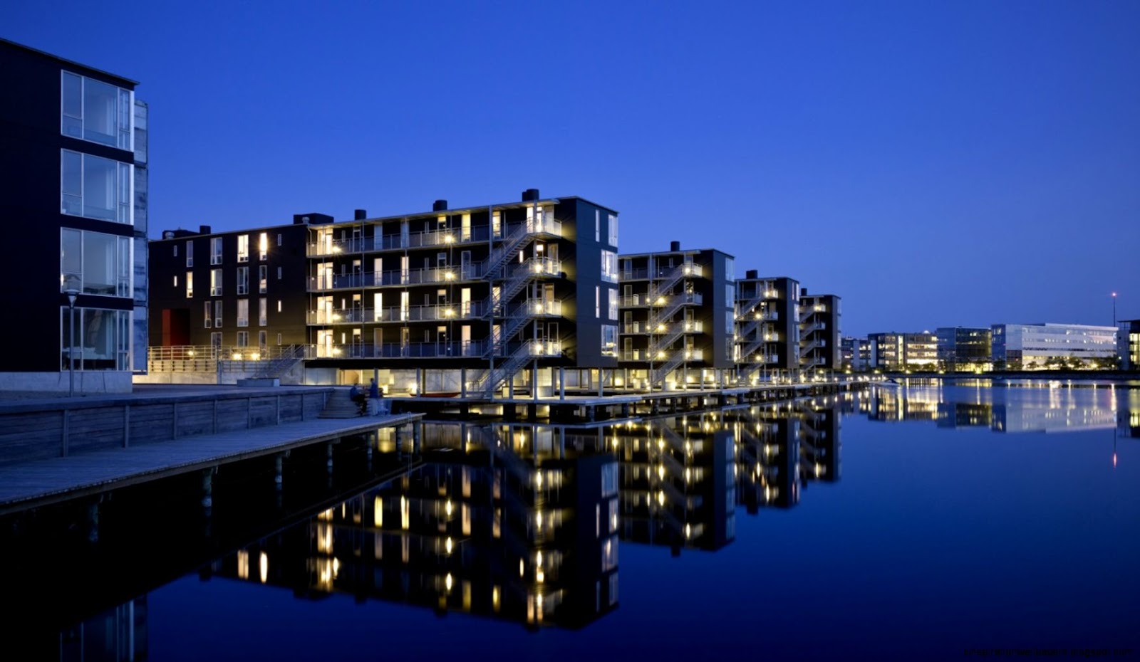 Copenhagen Denmark at Night