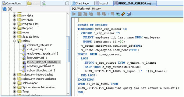 ORACLE MASTERMINDS: Using Source Code Control in Oracle SQL Developer