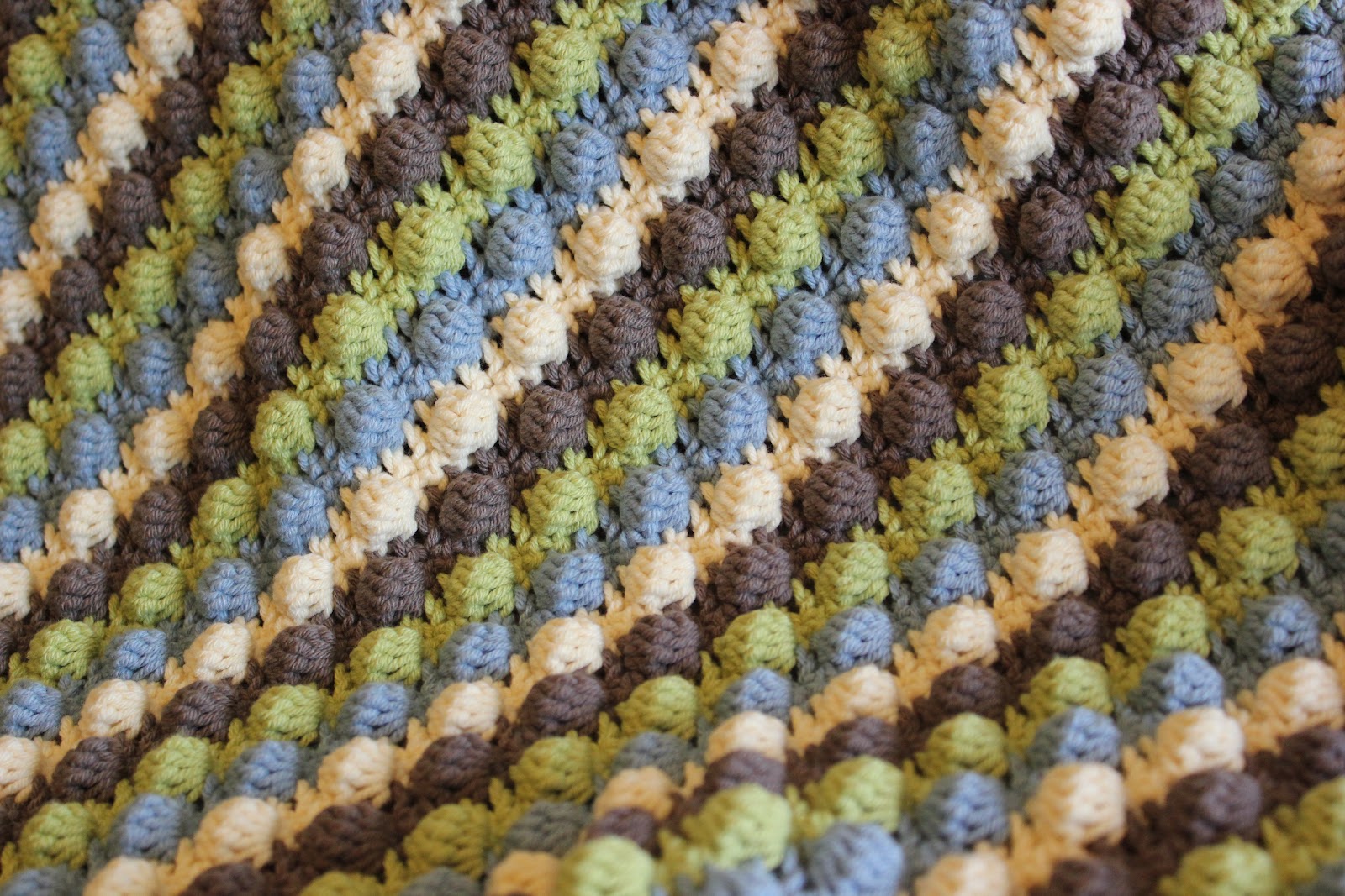 I Totally Made This! Bobble Stitch Afghan