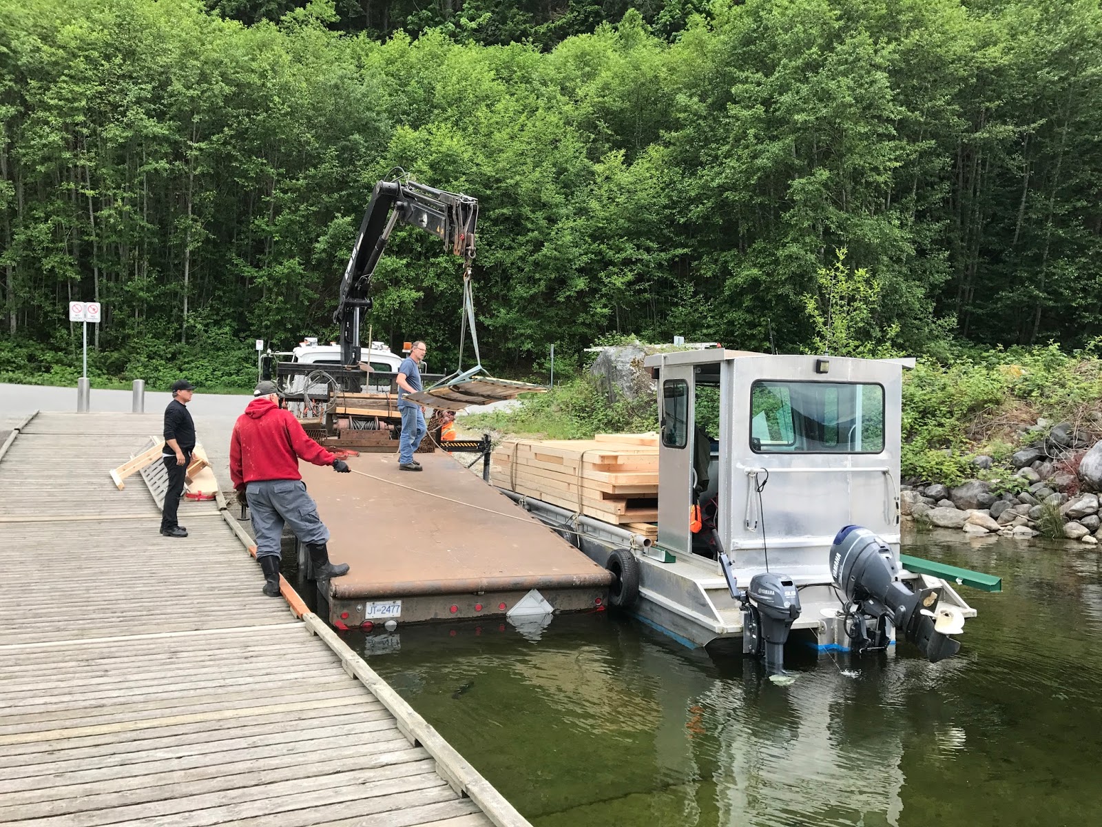 Powell River Books Blog Lake Barge Delivery Job