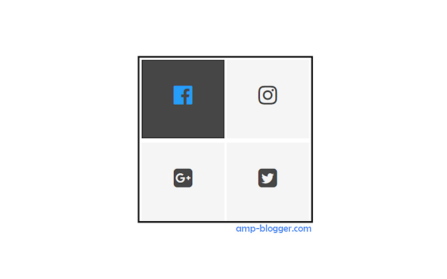 CSS Widget Sosial Media dengan Icon Font Awesome 
