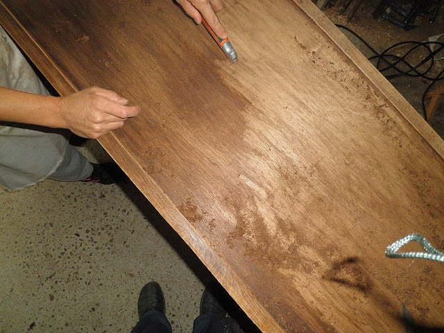 Retazos de Madera: RESTAURACIÓN DE ARMARIO Y ALACENA