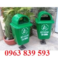 Xe thu gom rác, thùng rác nhựa công cộng 660L -- miễn phí giao hàng 55l%2Bchansat