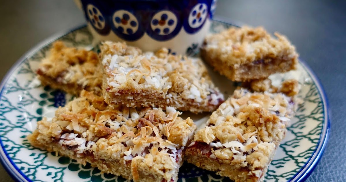 Farm Fresh Feasts Raspberry Jam Oatmeal Bars
