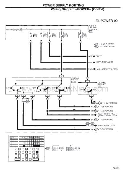 1997 Nissan sentra radio wiring diagram #2