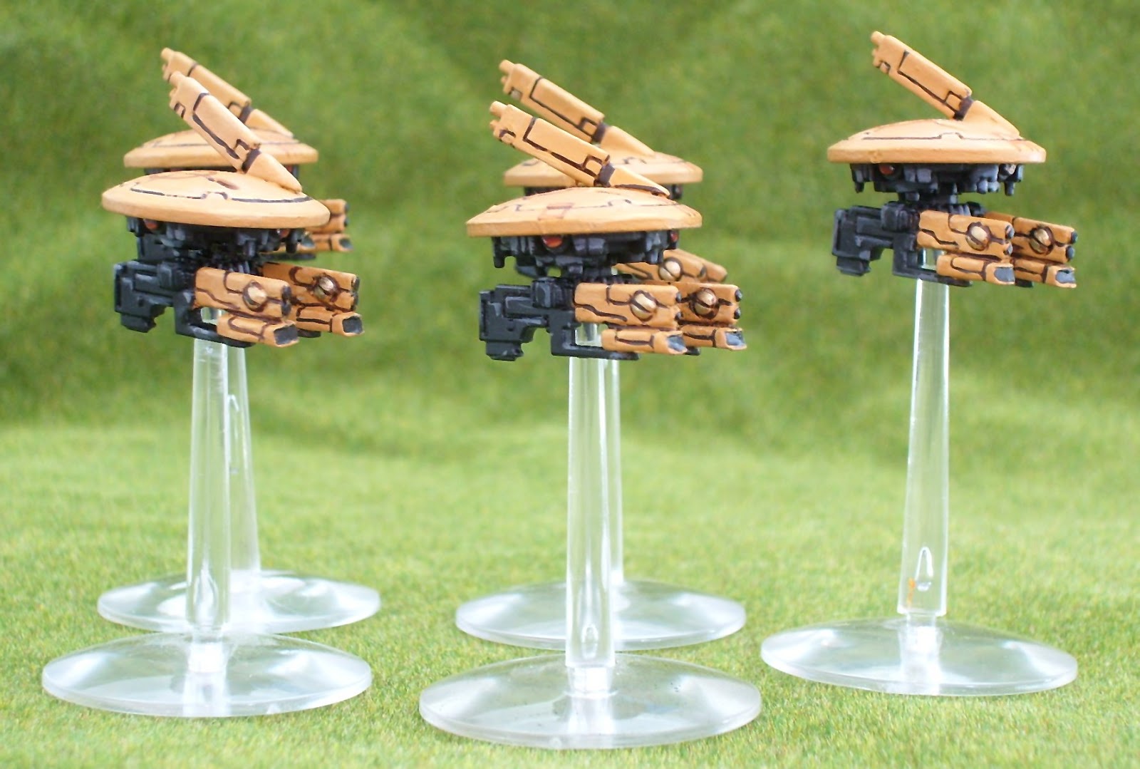 McNeil Miniature Projects Final Tau Post Drone Squadron