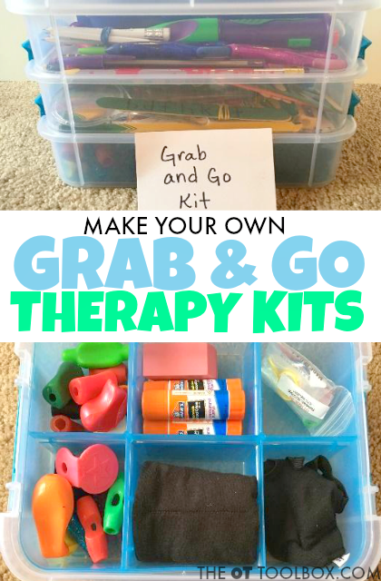 Make these grab and go occupational therapy toolkits to use in school based OT services or by mobile therapists working on fine motor skills or occupational therapy activities with kids. Make these grab and go occupational therapy toolkits to use in school based OT services or by mobile therapists working on fine motor skills or occupational therapy activities with kids.