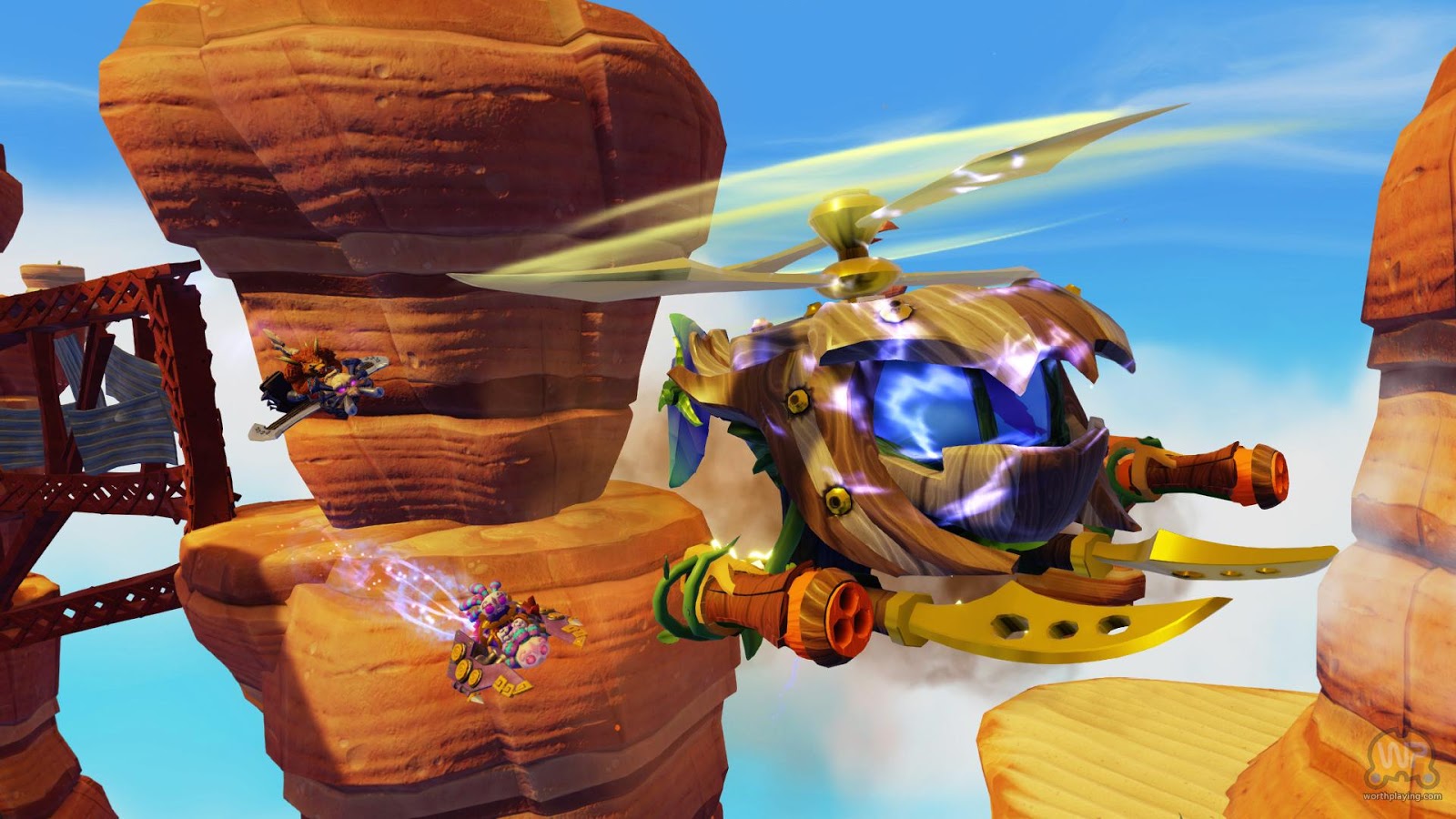 A GEEK DADDY SKYLANDERS SUPERCHARGERS brings Racing & Online