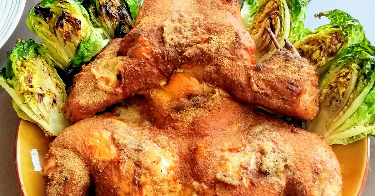 Poulet grillé en crapaudine, sauce Diable