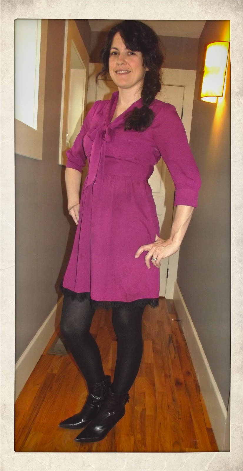 dresses to wear with black tights and ankle boots