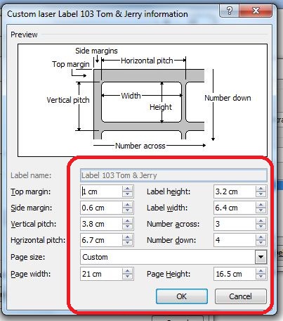 √ Cara Cetak dan Format Label Undangan 103 / 121 Tom Jerry di MS Word