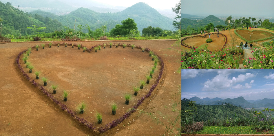 Objek Selfie Romantis di Taman Cinta Villa De Dago's, Sadu ...