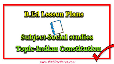 civics lesson plan class 8 