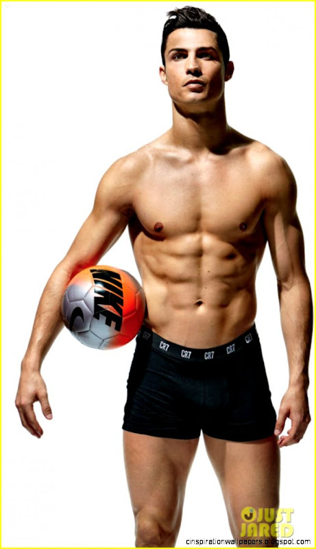 Cristiano Ronaldo Goes Shirtless Displays His Unreal Chizzled Abs