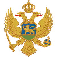Logo Gambar Lambang Simbol Negara Montenegro PNG JPG ukuran 200 px