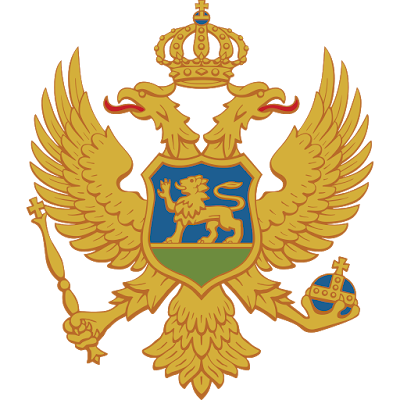 Logo Gambar Lambang Simbol Negara Montenegro PNG JPG ukuran 400 px