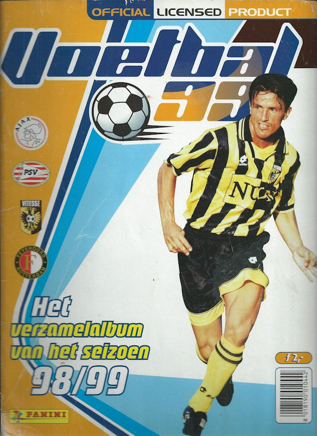 Dirk-Jan Derksen bvv den Bosch no Países Bajos 224 Panini Voetbal'93