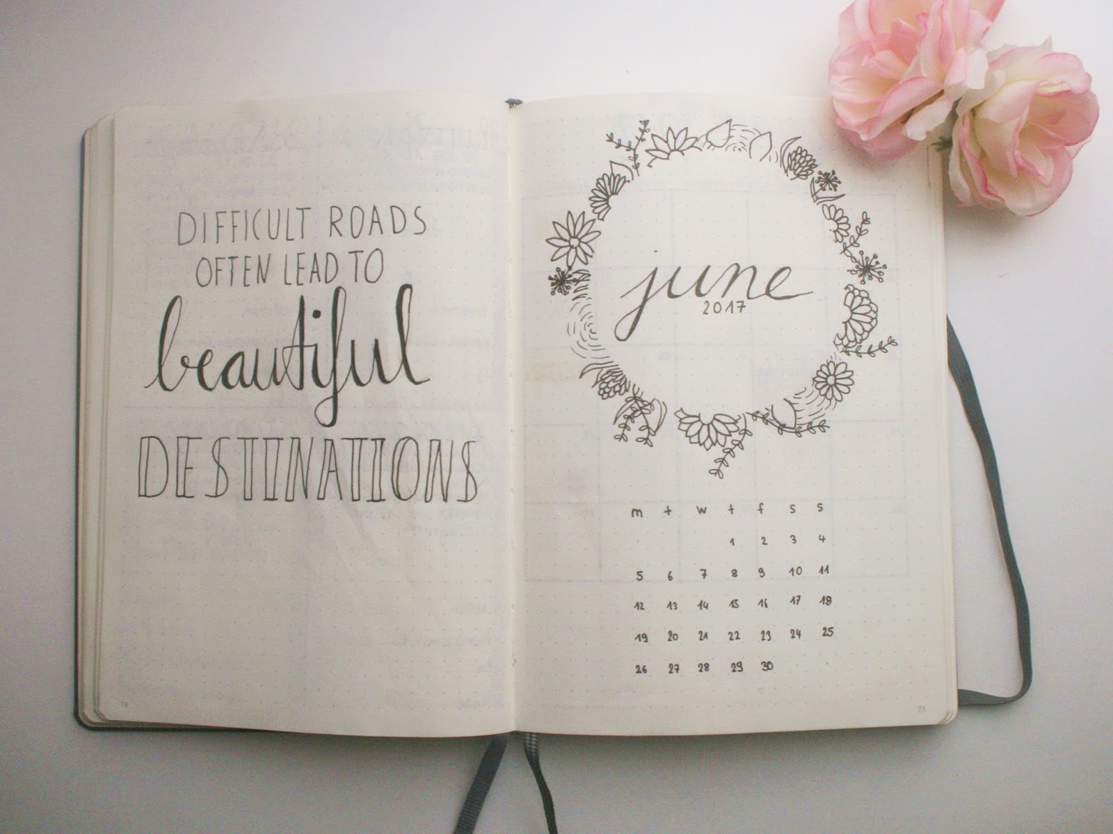 Bullet Journal Juni Setup