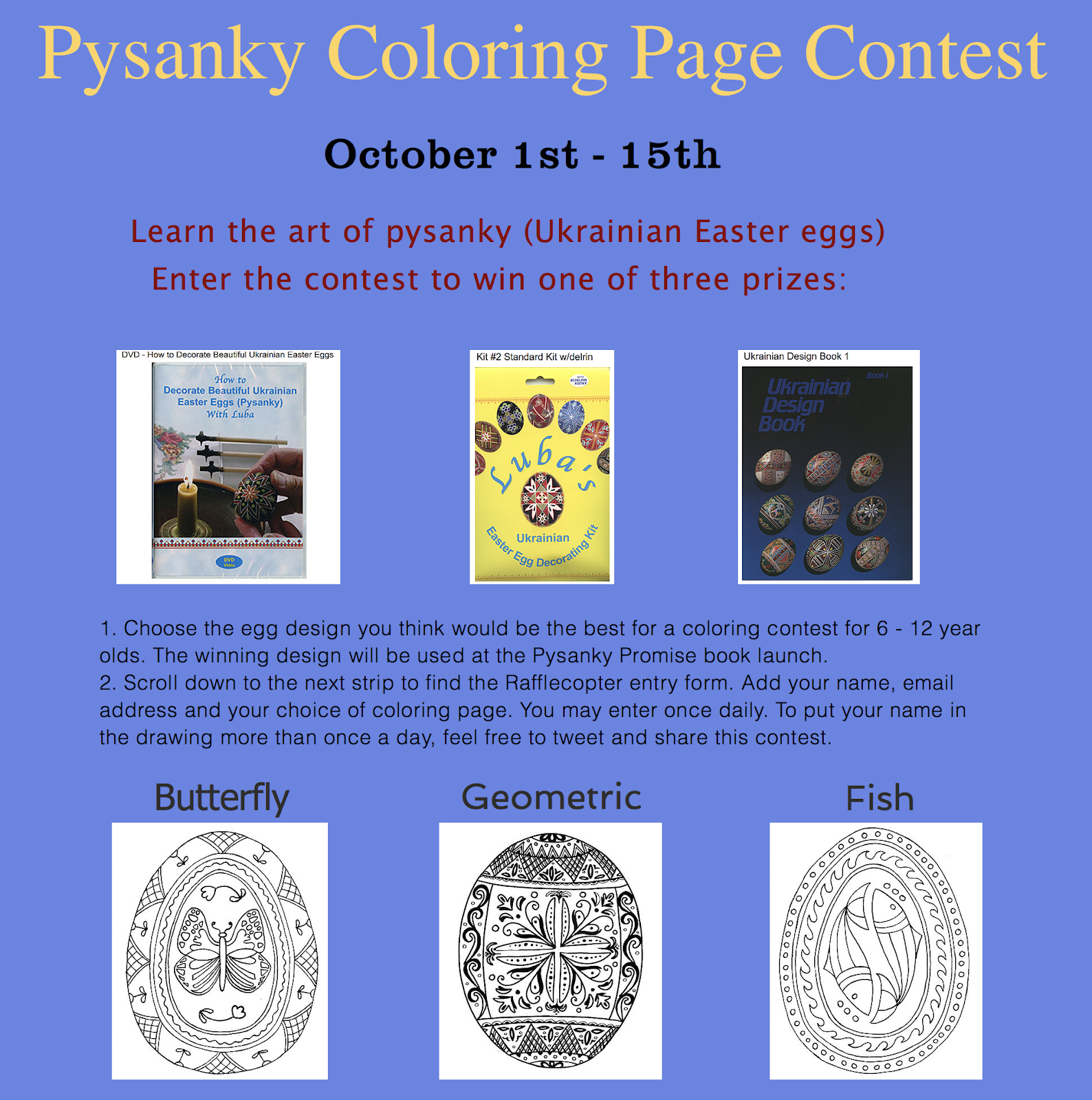 Cathy W Story Painter Pysanky Coloring Page Contest