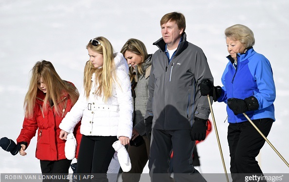 King Willem-Alexander of The Netherlands, Queen Maxima of The Netherlands  and Princess Beatrix of The Netherlands and Princess Alexia of The Netherlands, Princess Catharina-Amalia of The Netherlands