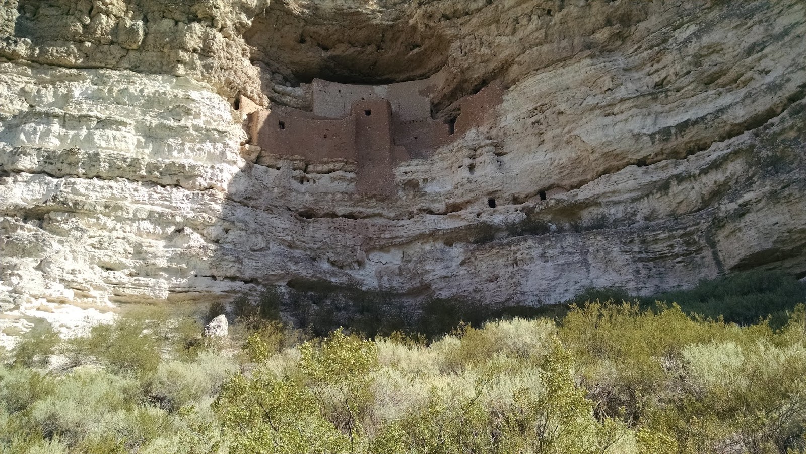 Running on Eddie Montezuma Castle National Monument Camp Verde AZ