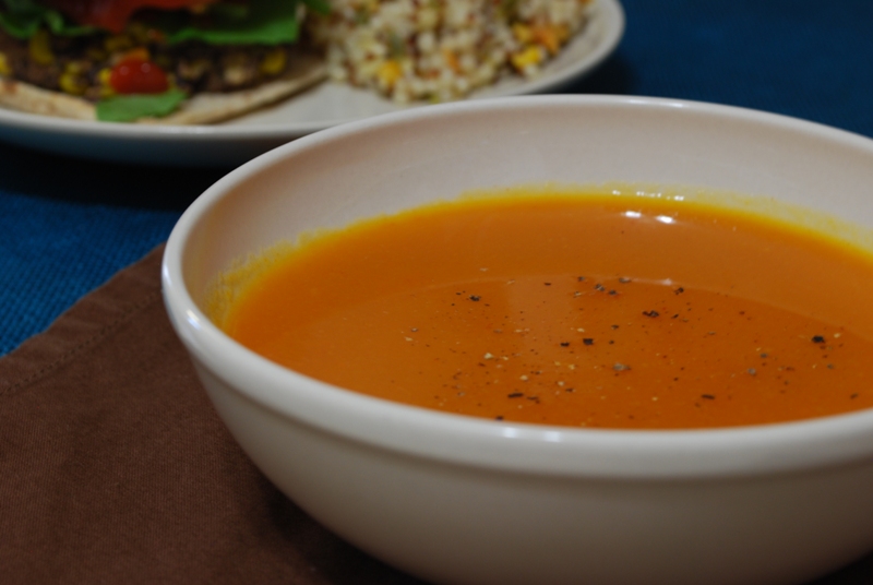 Hearty Helpings Chilled Carrot Soup