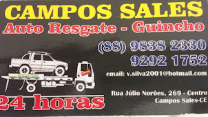 CAMPOS SALES AUTO RESGATE-GUINCHO - 24 HORAS!