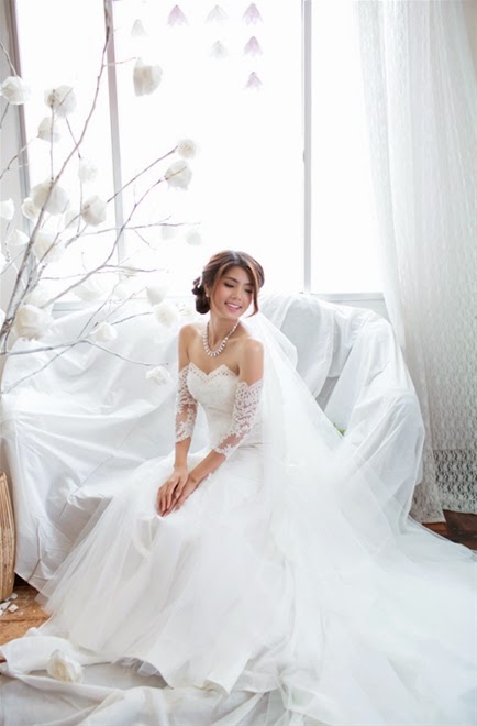 Những mẫu váy cưới mùa thu xu hướng năm 2014 cho cô dâu5