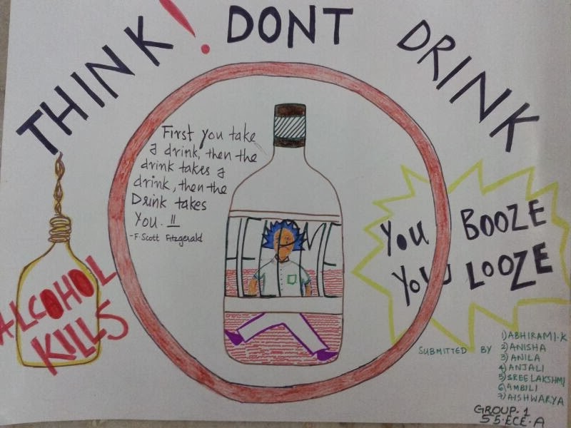 Alcohol kills SAY NO TO ALCOHOL